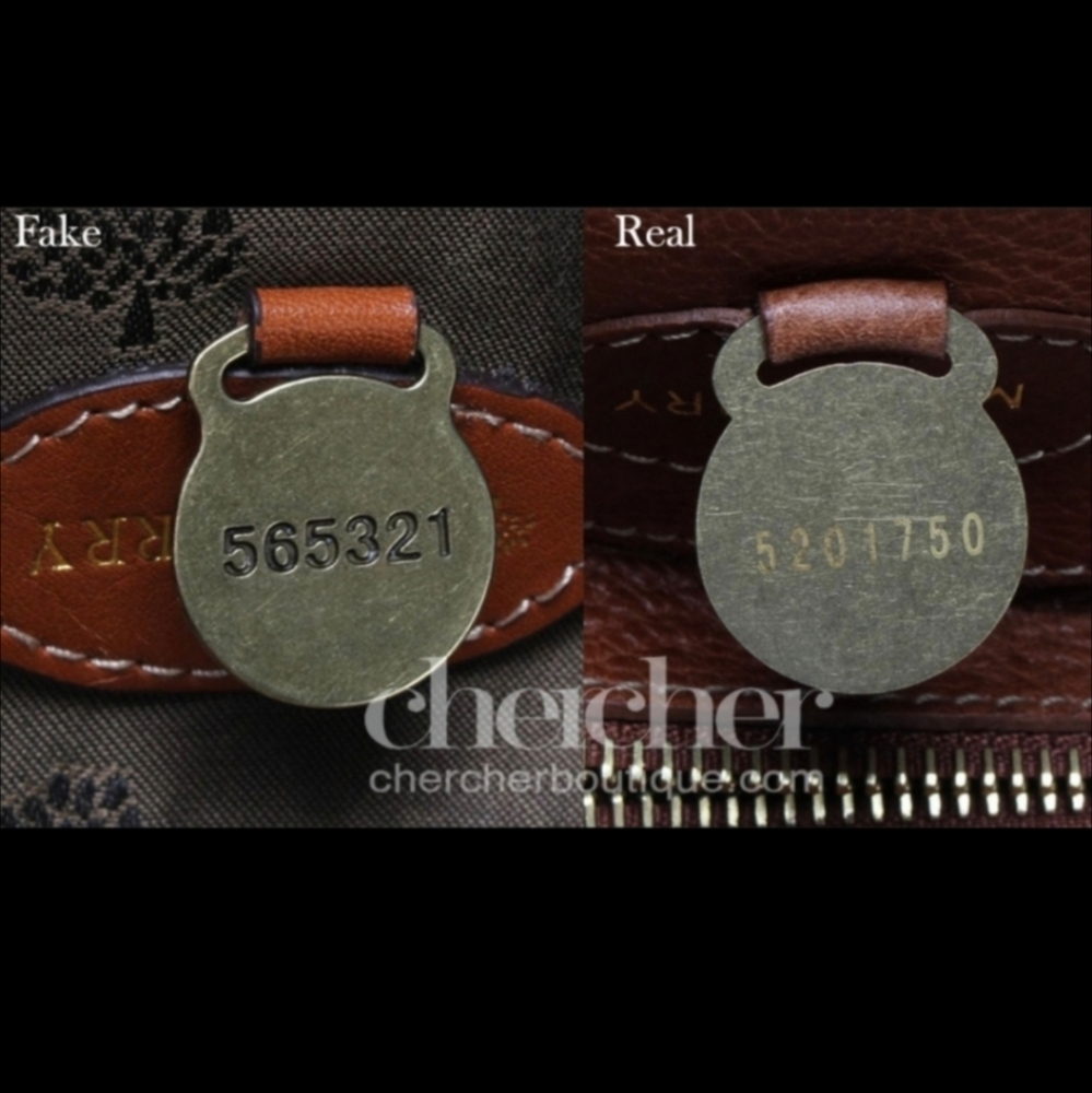 Authenticating Mulberry bags